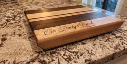 Cutting Board Maple, Paduke, Walnut