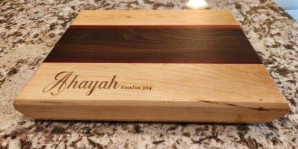 Cutting Board Paduke, Maple and Walnut