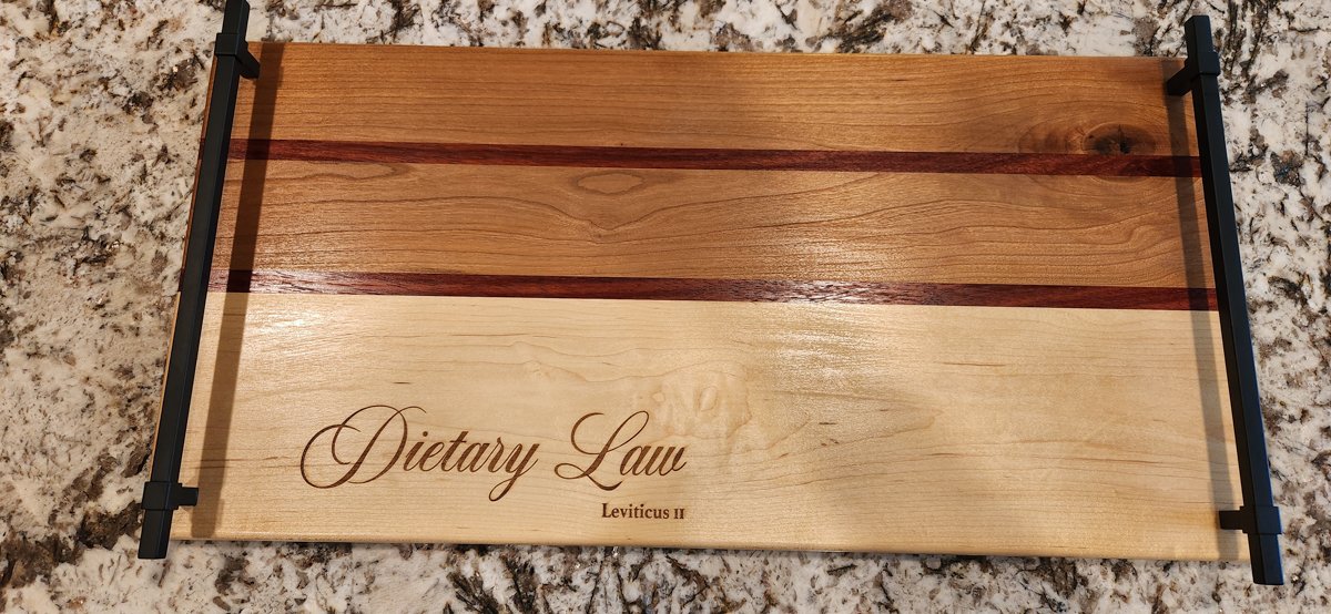 Charcuterie Board Cherry, Paduke, Maple - Image 3