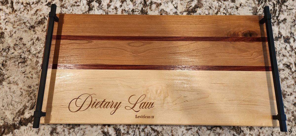 Charcuterie Board Cherry, Paduke, Maple - Image 2