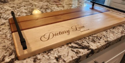 Charcuterie Board Cherry, Paduke, Maple