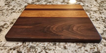 Cherry Paduke And Walnut Board